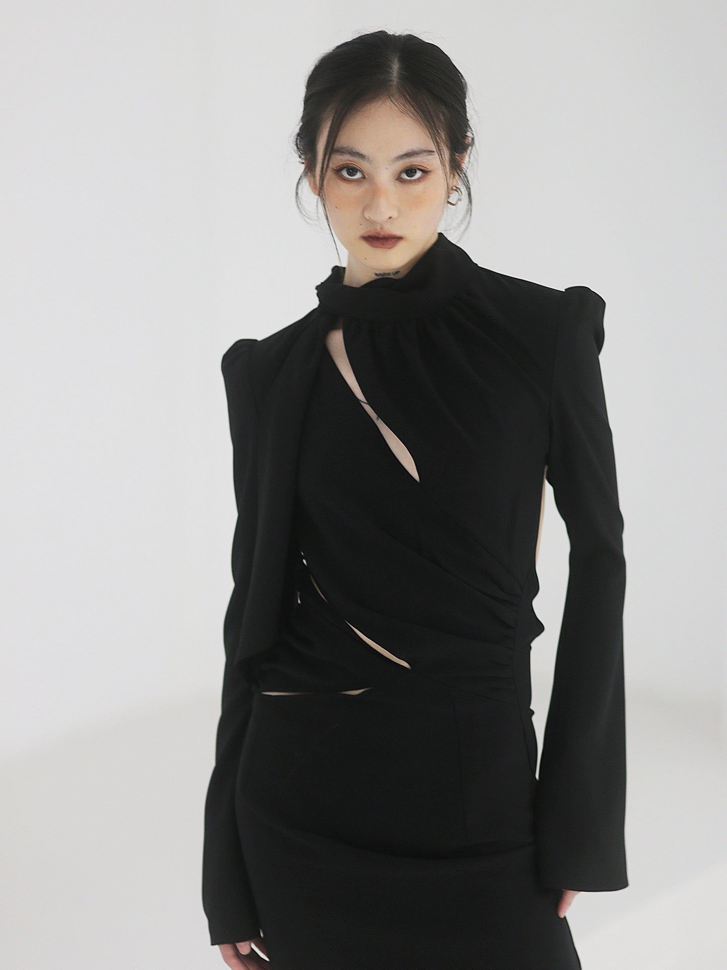 Elegant Back Open Design Dress JNS0008
