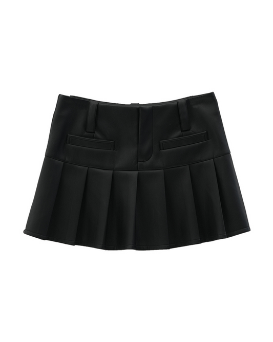 Mode Leather Mini Skirt SRS0114